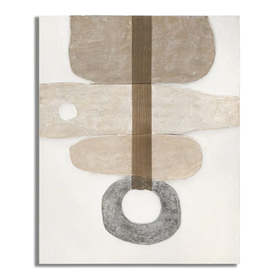 OBRAZ NA PŁÓTNIE STONY -B- 80X2,8X100 cm